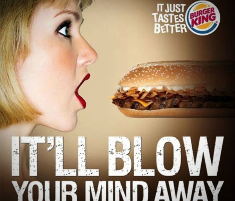 Burger King, Sexistische Werbung, Sexismus, sexistisch, Sexualisierung, Objektivierung